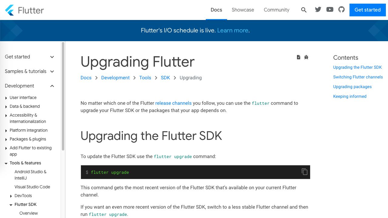 FlutterをFlutter2にアップグレードする方法