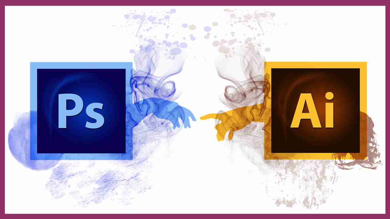 Adobe PhotoshopとIllustratorのロゴマーク